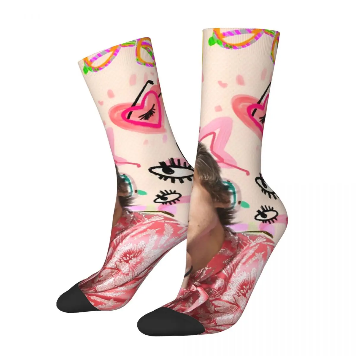 

Winter Warm Funny Men's Women's Harrys Styles Singer Socks Non-slip Sports Socks