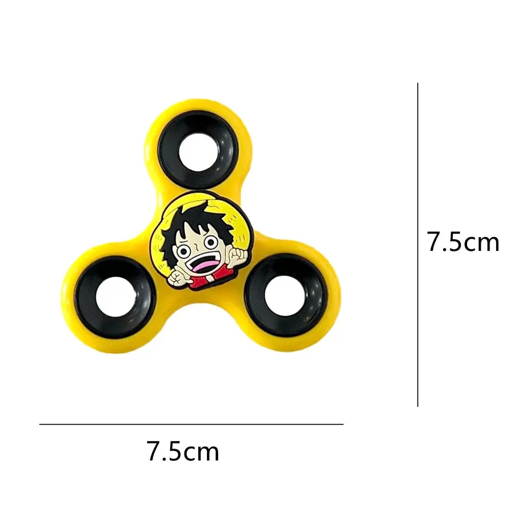 ฟิกเกอร์การ์ตูนวันพีซ 1 ชิ้น ของเล่นฟิดเจ็ตสปินเนอร์ ลูฟี่ โซโล โมเดลพีวีซี ของเล่นคลายเครียดสำหรับเด็ก