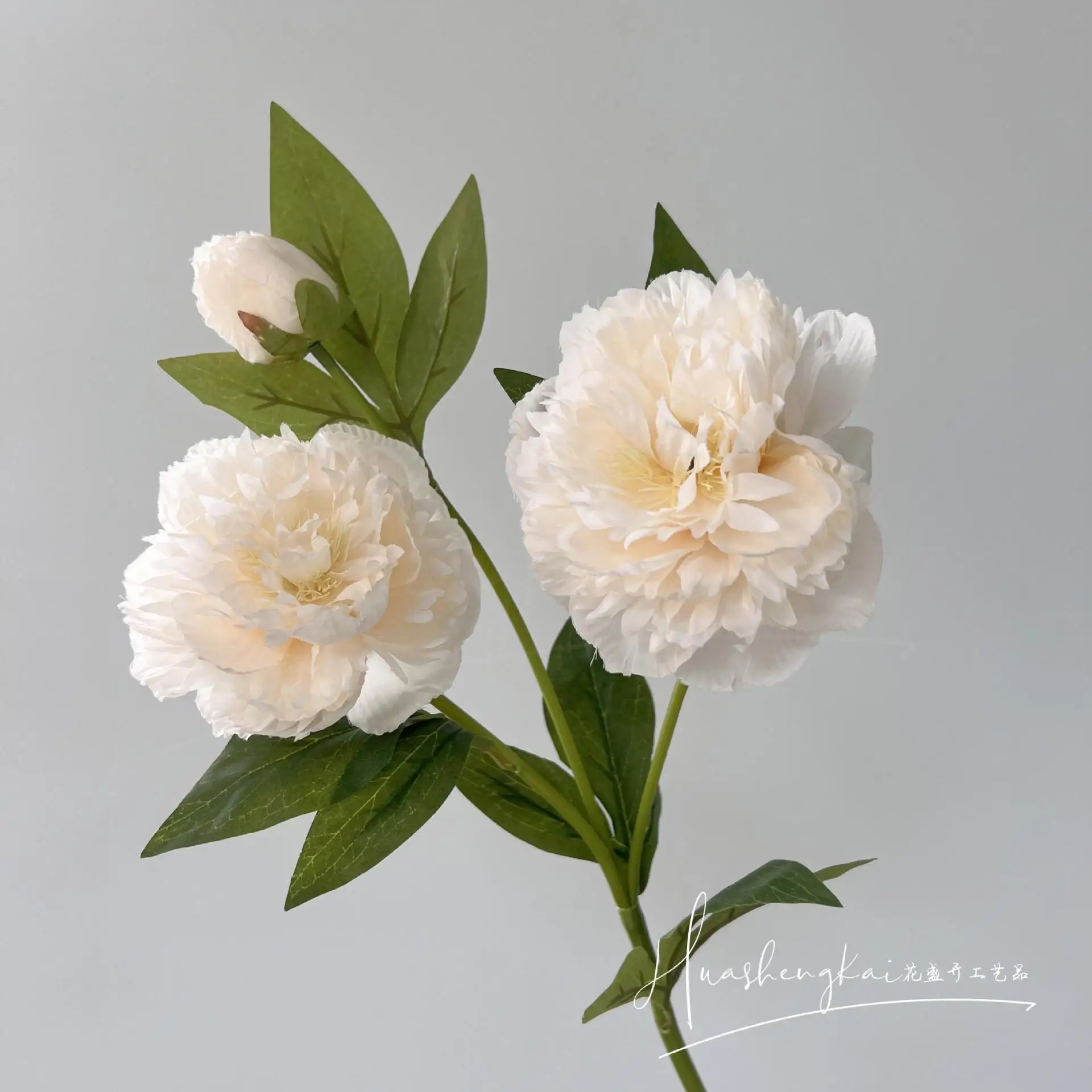 6pcs Realistic 3Heads Peony Fake Flower High End Artificial Peony for Wedding Decor office garden outdoor desk aesthetic room