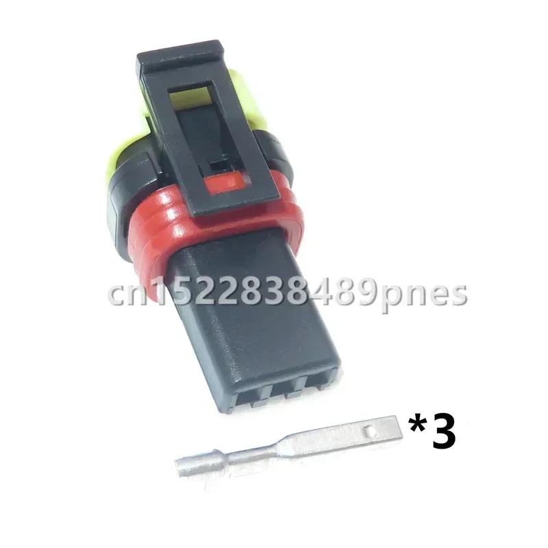 3 Pole 1-936527-2 Car Headlight Wiring Harness Connector Light Height Adjustment Motor Socket For Auto