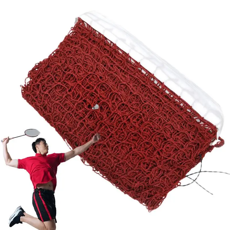 Rede de badminton padrão para treinamento esportivo profissional, 6.1m x 0.76m, durável, rede de tênis ao ar livre, malha de vôlei, exercício