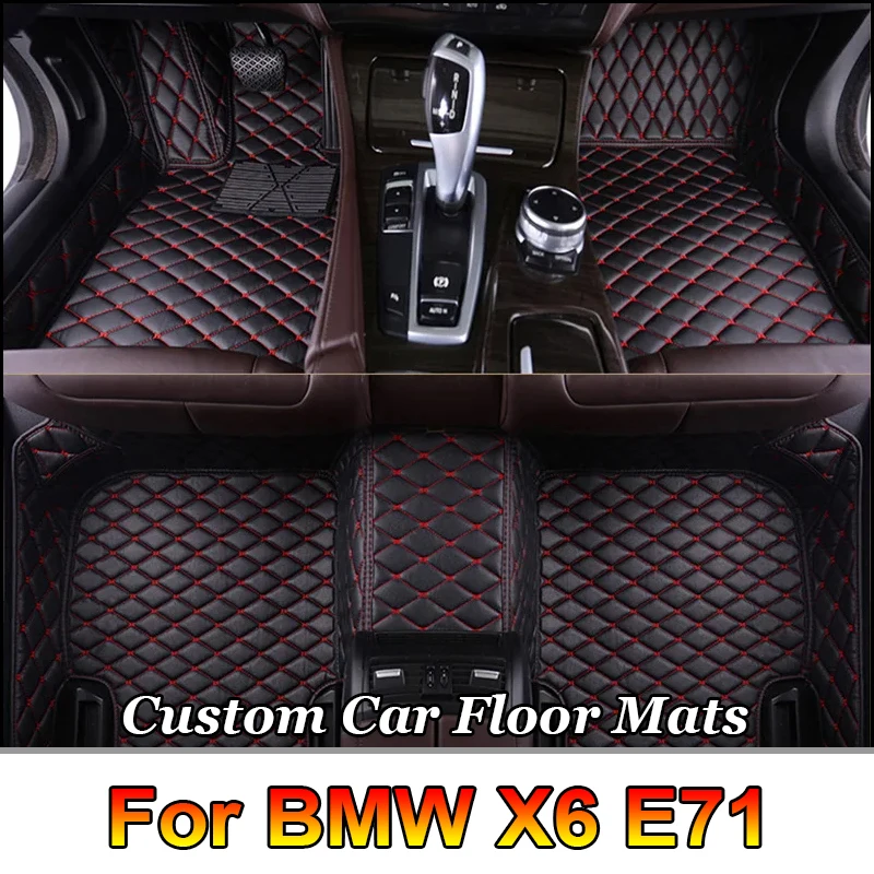 

Автомобильные коврики для BMW X6 E71 2008 2009 2010 2011 2012 2013 2014 Пользовательские автомобильные подушечки для ног автомобильный ковер чехол