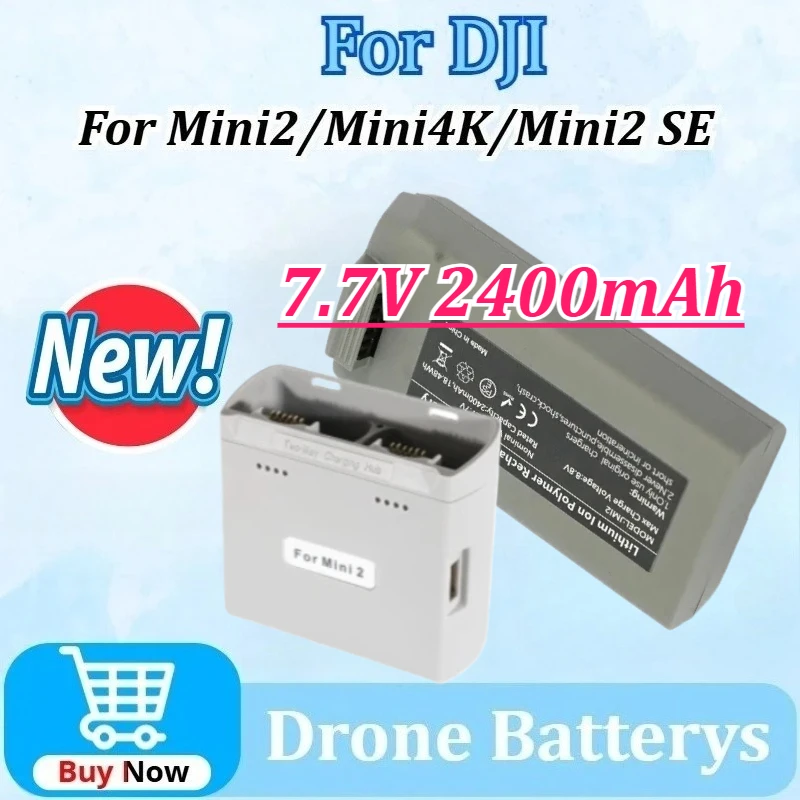 

Drone Battery 7.7V 2400mAh for Mavic Mini2/Mini4K/Mini2 SE NewReplacement Battery for DJI Mini SE Intelligent Flight Accessories