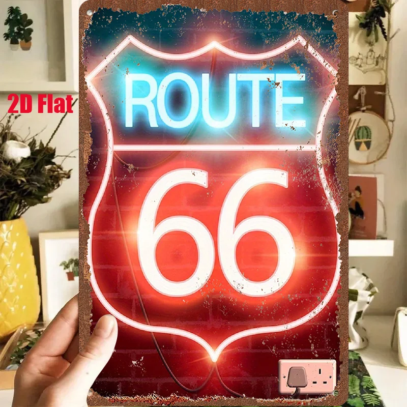 2D Flat - 1pc 2D[Flat] Metal Sign 
