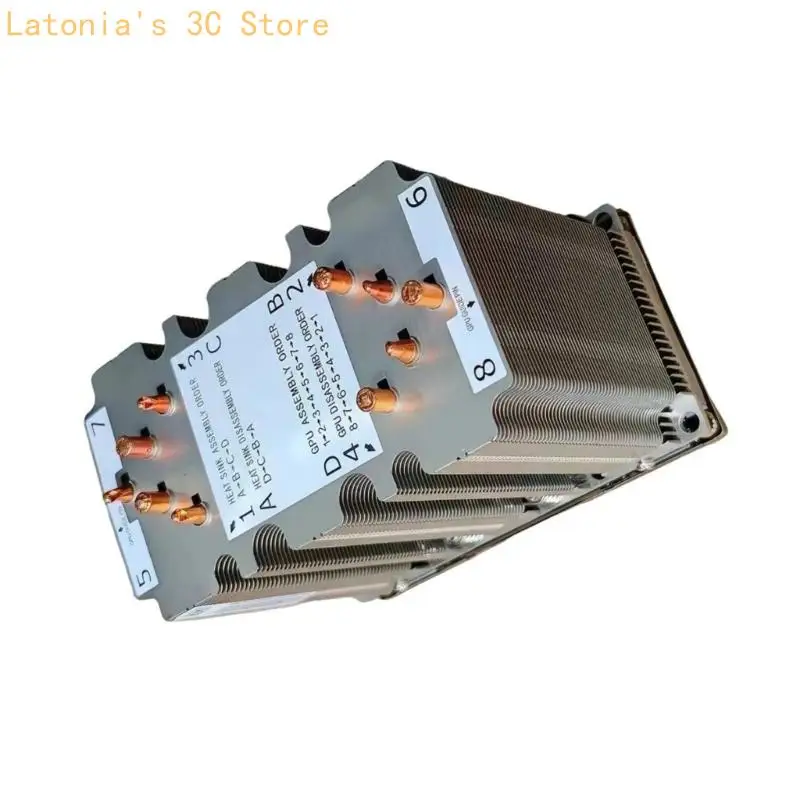 GPU-Kühlkörper, passiver Metalllamellenstapel für V100/P100 SXM2 zur Wartung der Serverkühlung, X3UB – Detail 5
