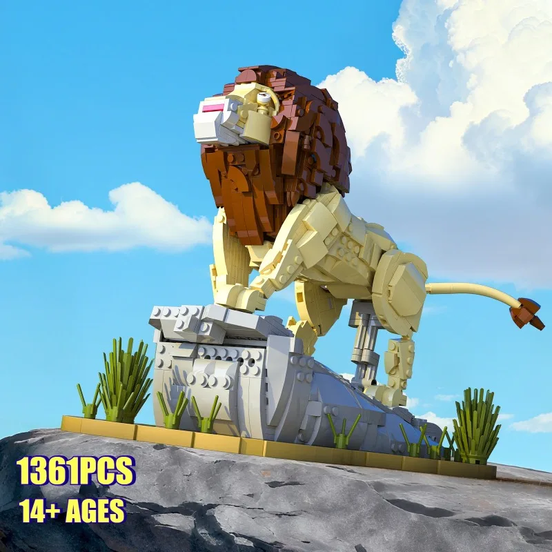 

1361PCS Creative The King Of The Forest Lion King Building Blocks Construction Bricks Toy Gift For Kid Adult Boy