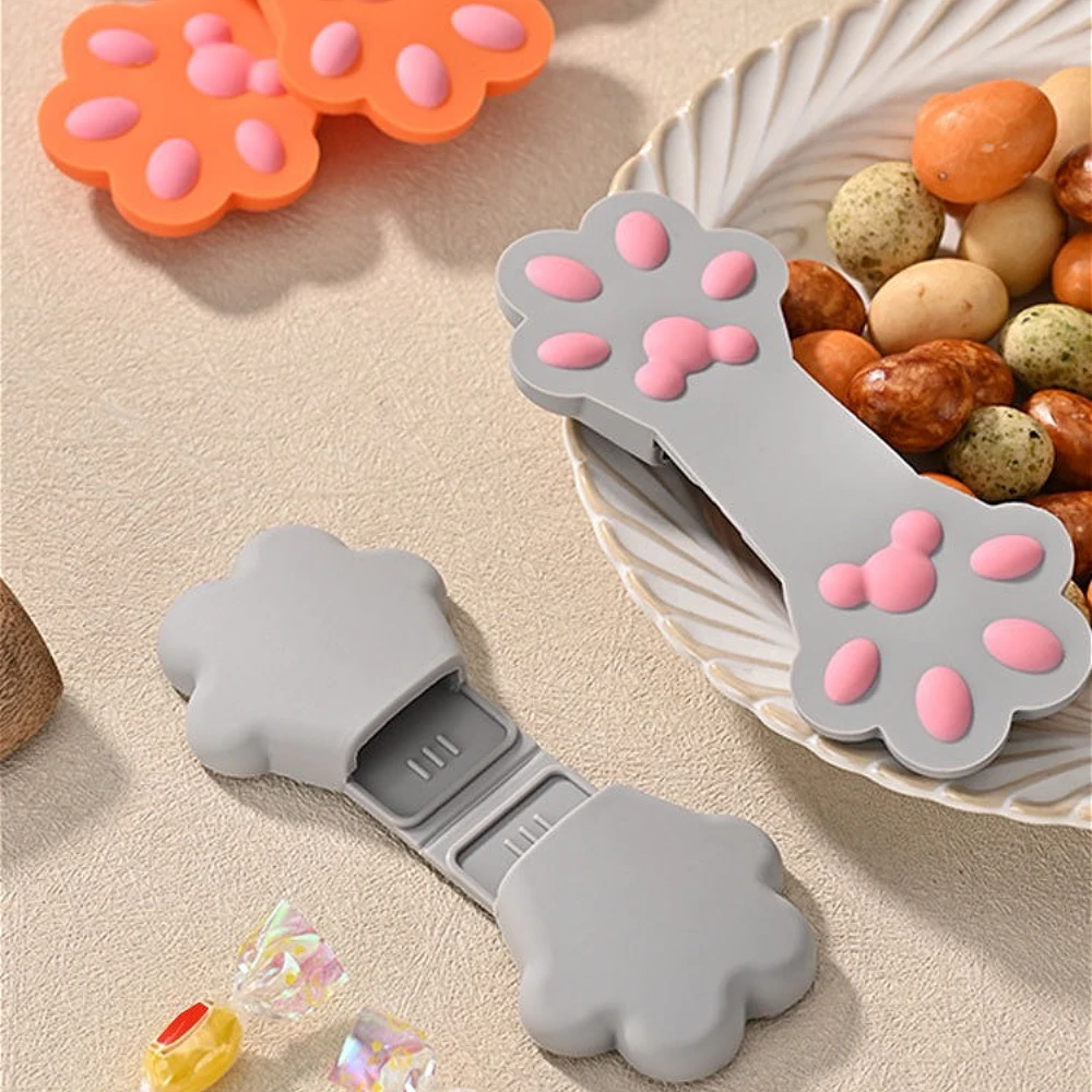 

Многоразовый цельный силиконовый зажим для кошачьей лапы — термостойкий и изолированный для еды и закусок, милые креативные кухонные принадлежности