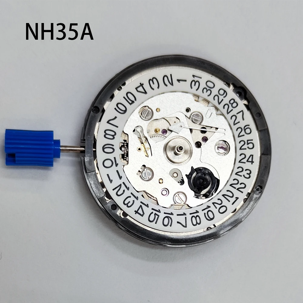 

Japan Genuine NH35 Mechanical Movement Tmi Version NH35A High Accuracy 24 Jewels White 3H Datewheel Mod Replace Mechanical Movt