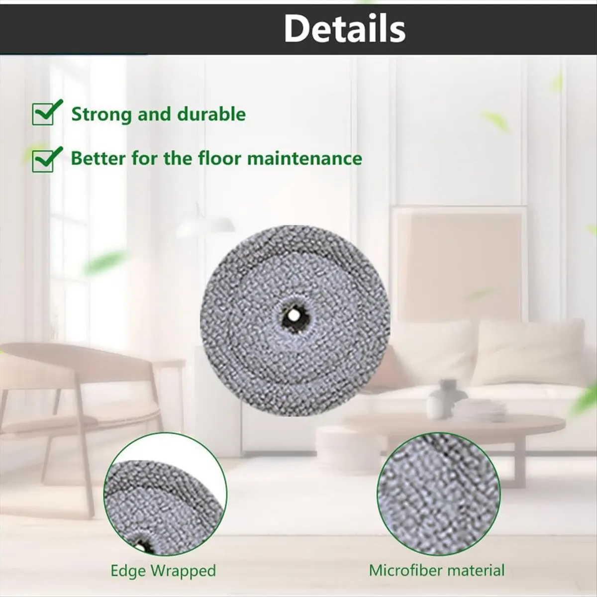 T80C! 10 Peças de Refil de Pano para Mop para Roborock S8 Max Ultra / S8 MaxV Ultra, Pano de Mop Lavável e Reutilizável para Robô Aspirador