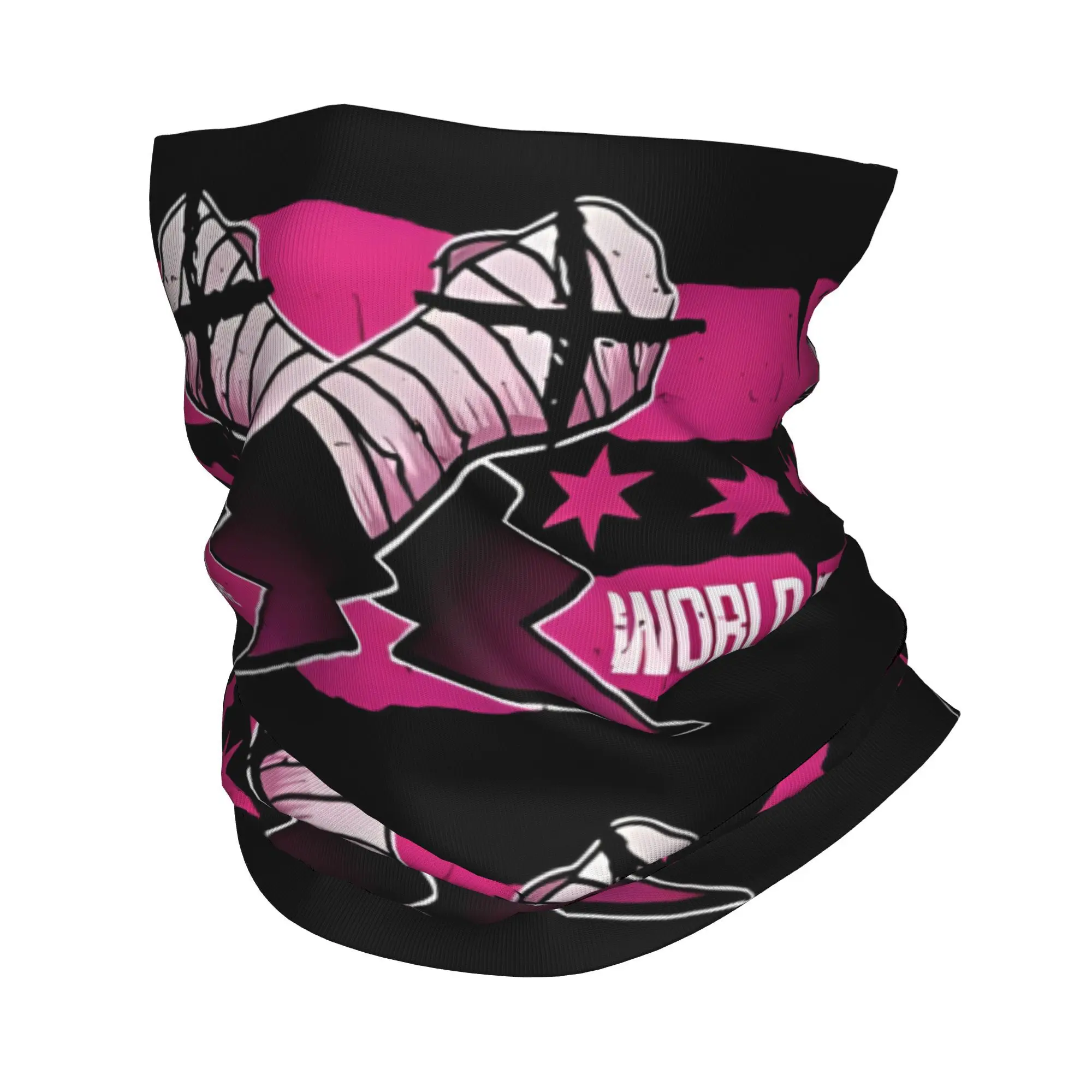 

CM Punk Best In The World Pink Bandana Neck Cover Printed Face Scarf Multi-use Balaclava Riding for Men Women Adult Windproof