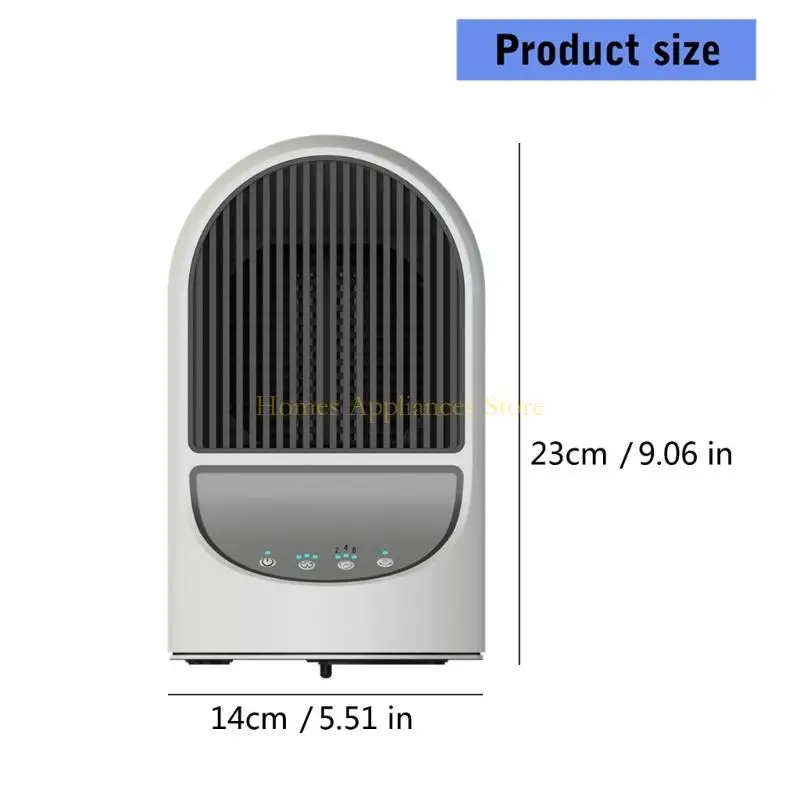 D0AB พื้นที่เครื่องปั้นดินเผาหนาแน่นด้วยความร้อนเร็ว 1200W ความร้อนมากเกินไปทิปเพื่อความปลอดภัยสำหรับโฮมออฟฟิศ