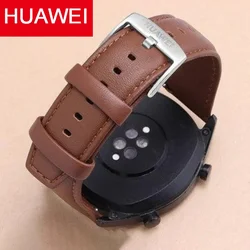 Huawei Original 22mm Leather Watchband for HUAWEI Watch GT3 GT2 /GT 2Pro Strap for Huawei GT 3Pro 46mm Replace Bracelet GT Band