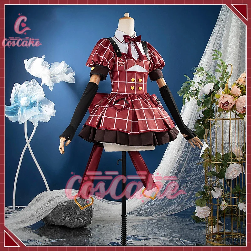 Coscake Vtuber Makaino Ririmu Cosplay Costume Cos Game Anime Party Uniform Hallowen Play Role Clothes Dress