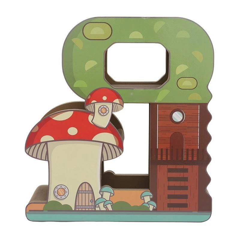 

Mushroom cat scratching board, wear-resistant and non-crumbling, oversized cat nest integrated, universal in all seasons