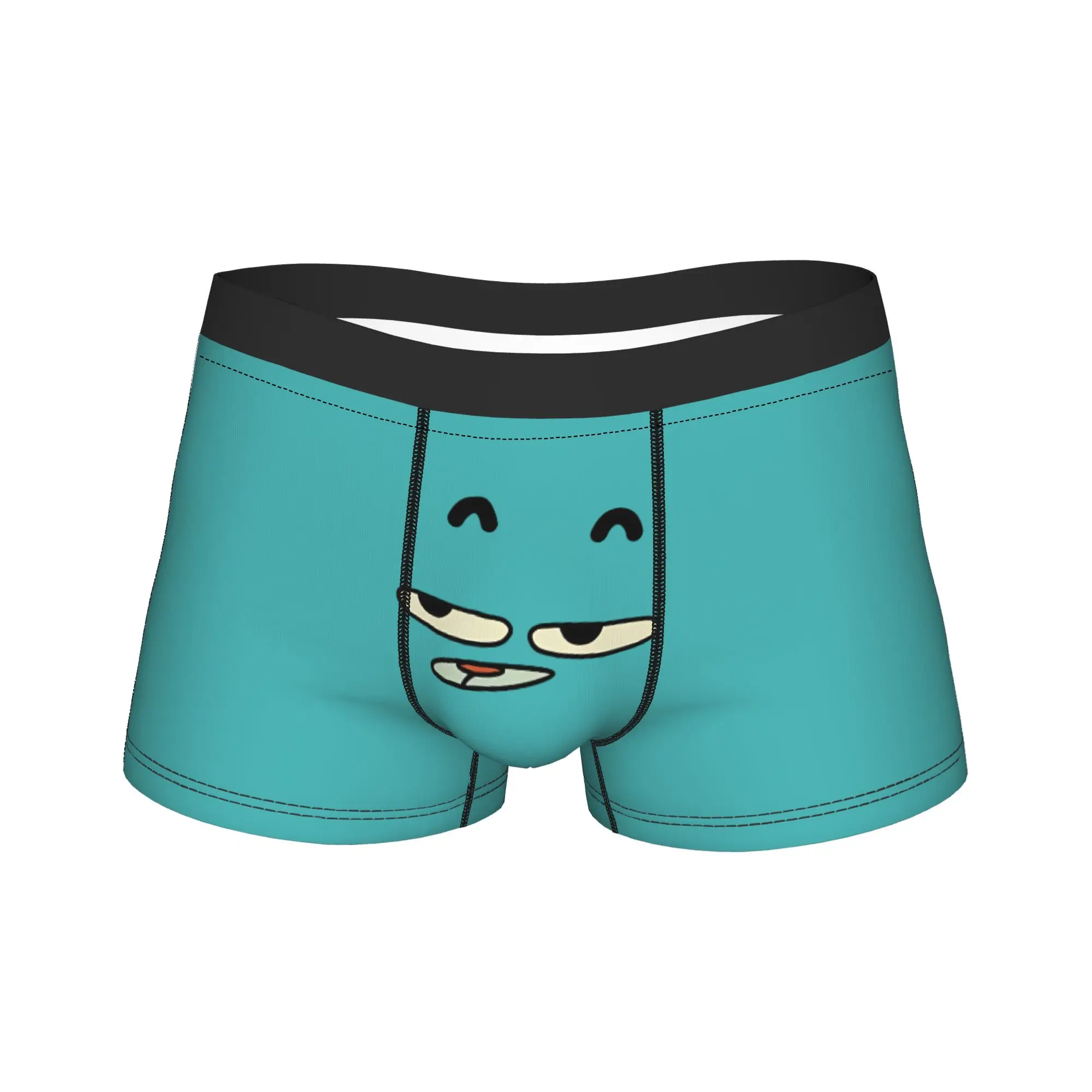 Gumball Gum Ball Watterson Amazing Cartoon Boxershorts Pouch Underwear High Quality Shorts Briefs Men Underpants Plus Size 2XL