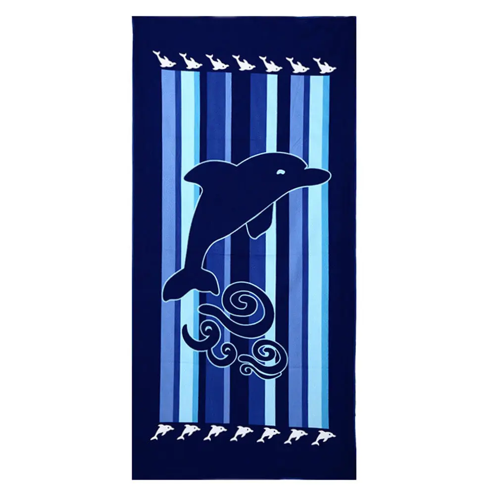 

Beach Towels Fast Dry Bath Fiber Bathing Drying Absorbent Animal Print Microfiber Body
