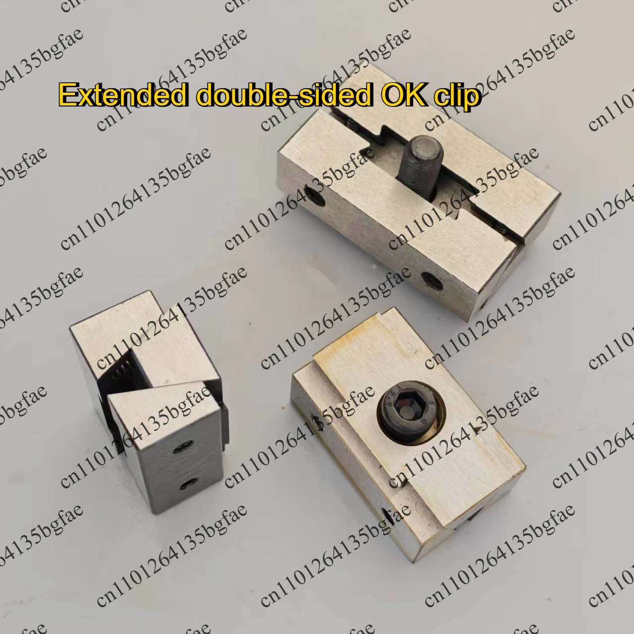 M6L M8L Side Fixed OK Clamp Adjustable Wedge Expansion Fixture CNC Machined Part for Engraving Machine Tabletop Workholding