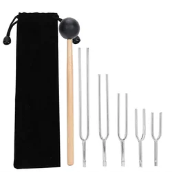 128HZ 256HZ 512HZ 1024HZ 2048HZ Aluminum Alloy Tuning Fork Sound Healing Tool Set Tuning Fork Sound Healing Tool Set