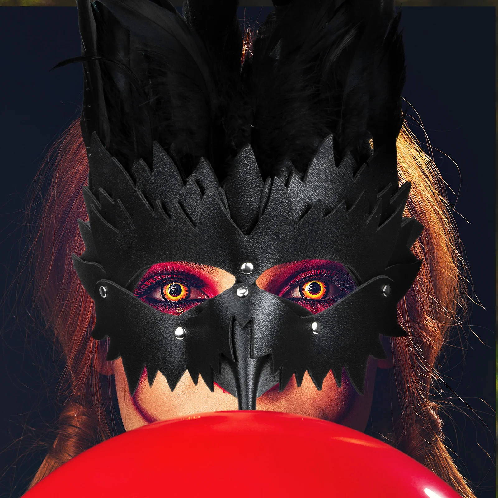 

Punk Beak Mask Gothic Masquerade Masks Women Halloween Party Cosplay Costume Accessories Face Decor Dance Prop