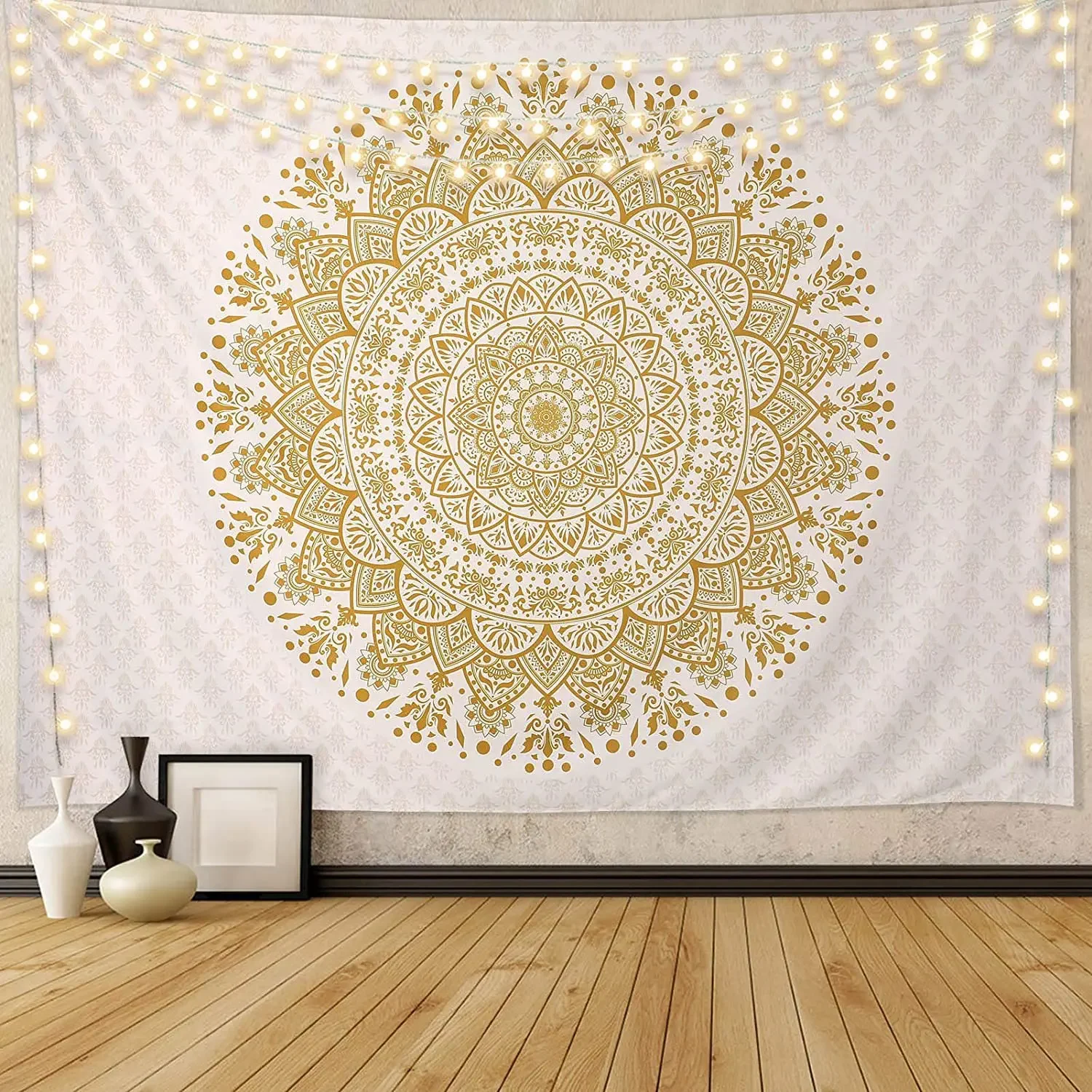 Mandala Tapestry India Wall Tapestry Hippie Room Decor Boho Trippy Tapestry Aesthetic Room Decor Decoration