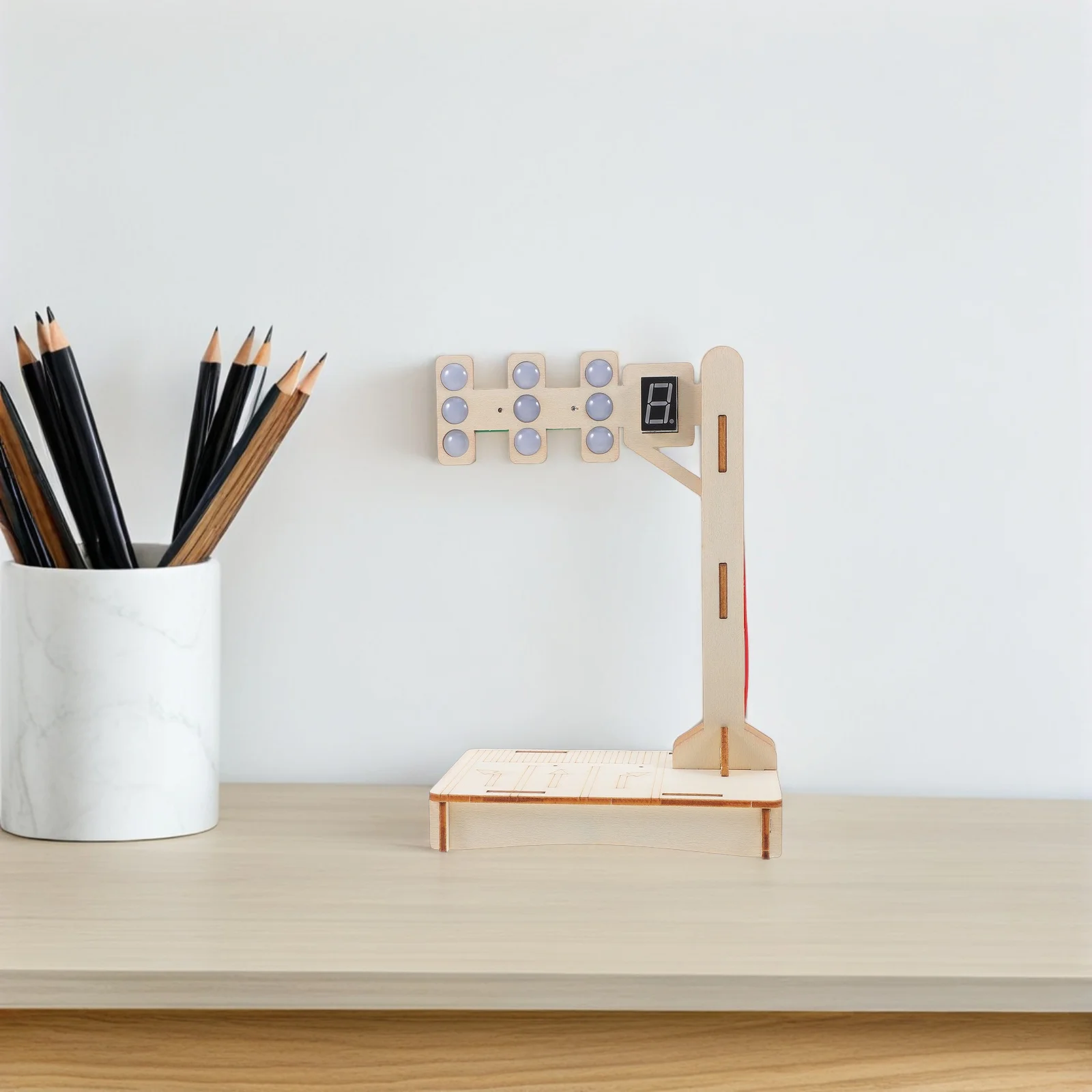 ชุดอุปกรณ์วิทยาศาสตร์สัญญาณไฟจราจร DIY 1 ชุด สำหรับเด็ก โครงการ STEM เครื่องมือการเรียนรู้ในห้องเรียน ชุดอุปกรณ์วิทยาศาสตร์สำหรับเด็ก