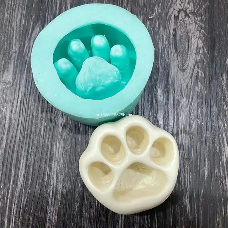 for Cat Claw Succulents Pot UV Crystal Epoxy Resin Mold Handmade Flower Pot Planter Silicone Mould DIY Clay Aroma Soap Dropship