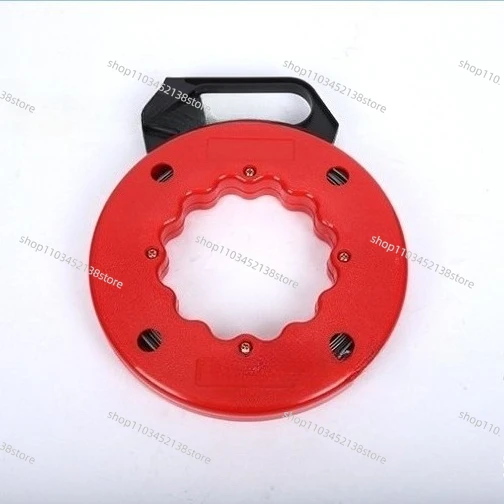 Red Steel Wire Fish Wire Puller Dark Channel Pipe Hole Cable Puller Threading Lead Threading Wall Wire