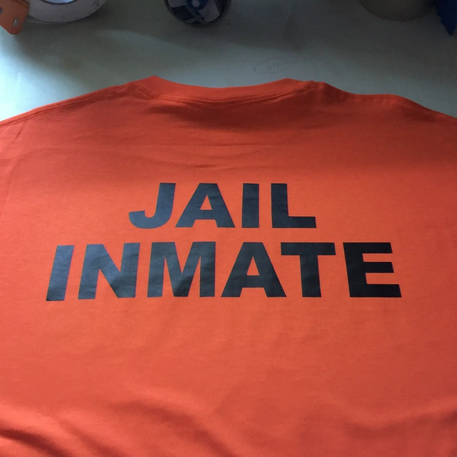 shirt JAIL Inmate prison felon county state costume NEW custom made 2 order