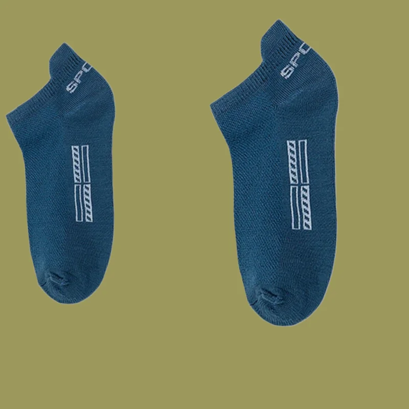 Chaussettes courtes en maille de coton pour hommes et femmes, chaussettes de bateau de sport décontractées, chaussettes respirantes, chaussettes douces, tendance, haute qualité, nouveau, 5/10, 2024 paires