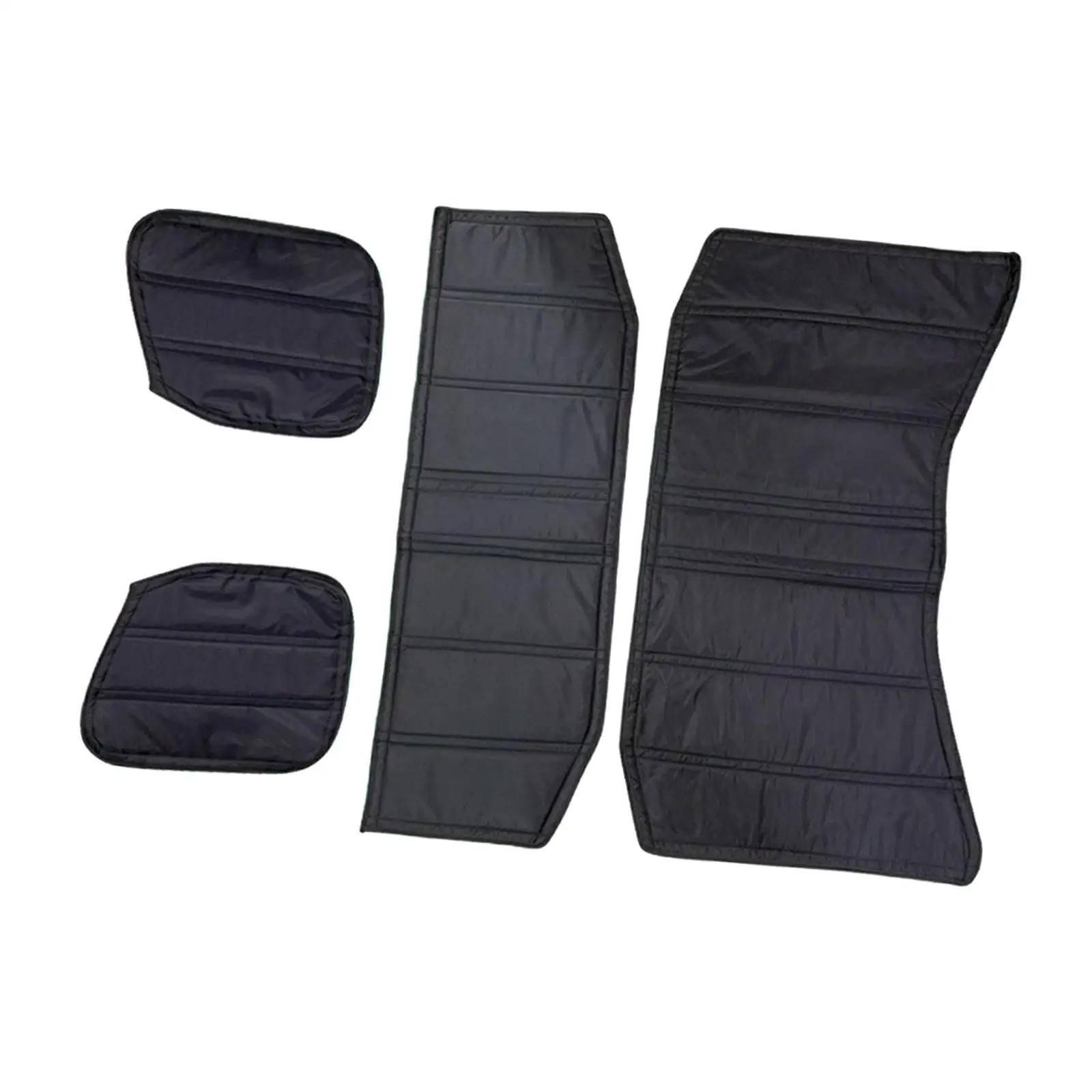 

Roof Heat Insulation Cotton Pads Sound Deadening Headliner Dustproof Black Breathable Comfortable for JL 4 Door