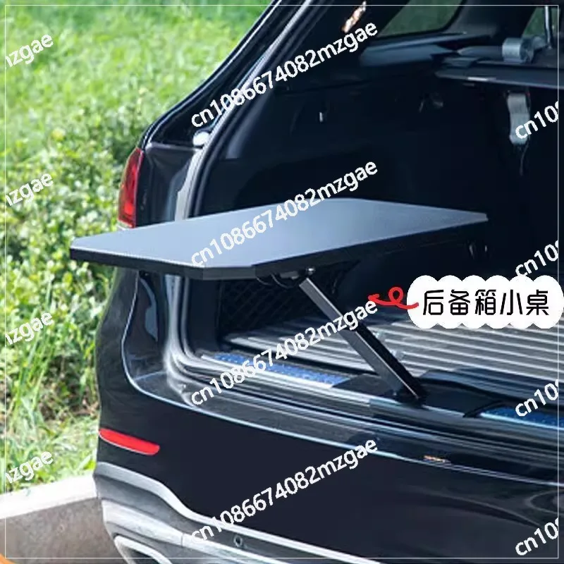 Lightweight Portable Trunk Mounted Folding Table, Space-Saving Expansion Table for Car Picnics and Tailgating