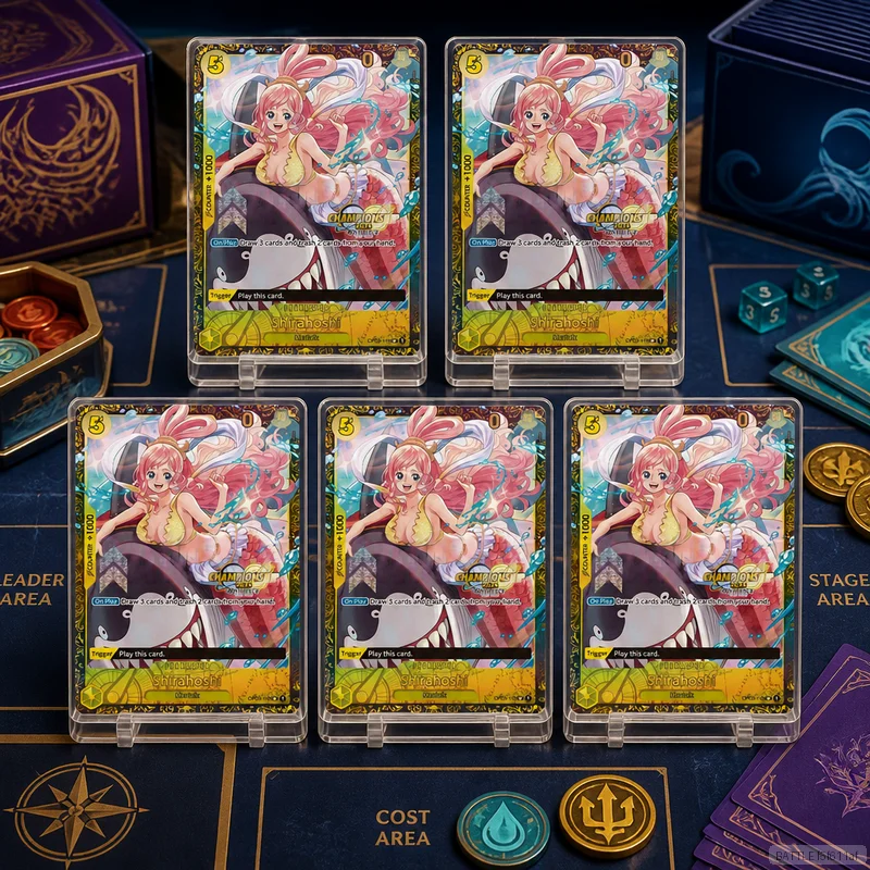 Shirahoshi OP03-116 en DIY OPCG Collection Cards Self Made Single Card Classic Game Anime Card Gift Toy 5PCS 10PCS Set
