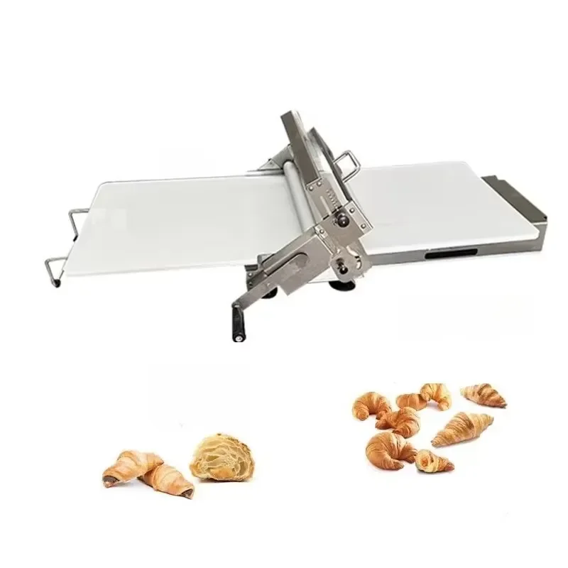 Table Top Manual Dough Sheeter Electric Bakery Rolling Machine for Fondant Pizza Bread Dough Roller Flour Corn Somersault