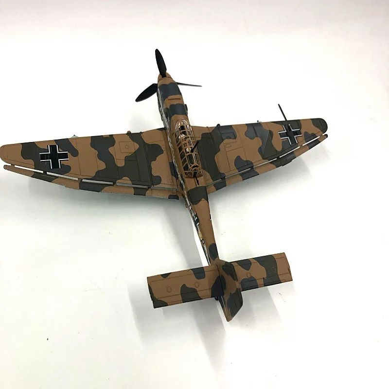 Modelo de avión de combate de aleación, bombardero de buceo Stuka JU87, escala 1:72, alemán, Segunda Guerra Mundial, vehículo de juguete no controlado por Radio para coleccionistas