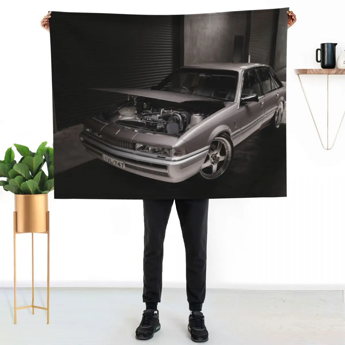 Silver Holden VL Commodore Turbo Throw Blanket decorative Giant Sofa For Baby warm for winter Retros Flannels Blankets
