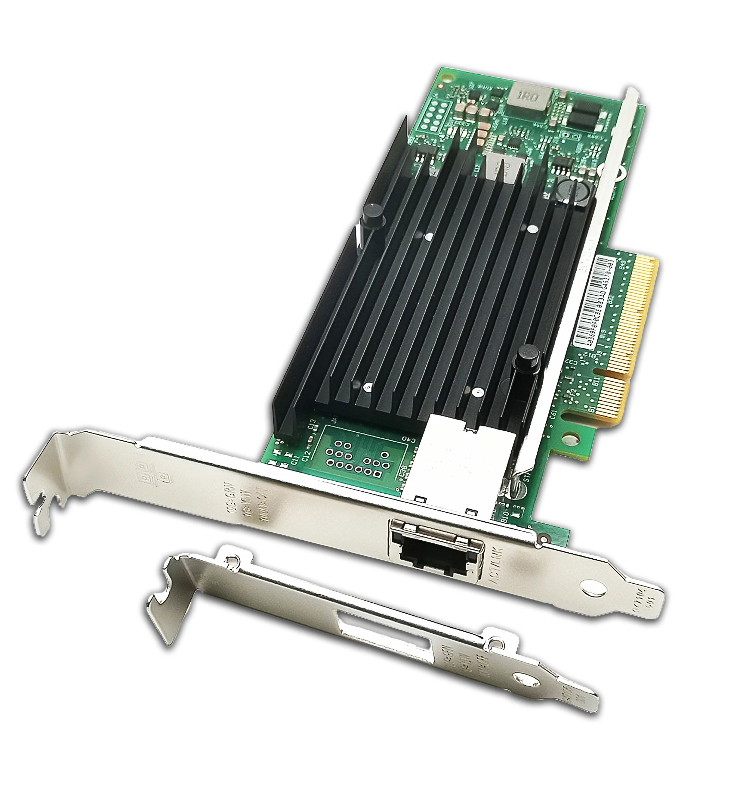 بطاقة LAN لخادم إيثرنت 10 جيجابت NIC X540T2 منفذ RJ-45 مزدوج PCIex8 محول شبكة متقارب لإنتل X540-BT2 لنظام التشغيل Windows وVMware