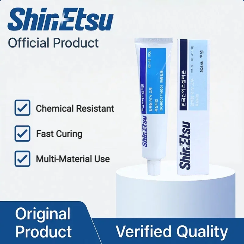 

Силиконовая смазка Shin-Etsu KE-45-W/T для высокопроизводительной электроизоляции и тепловой стабильности - 100 г