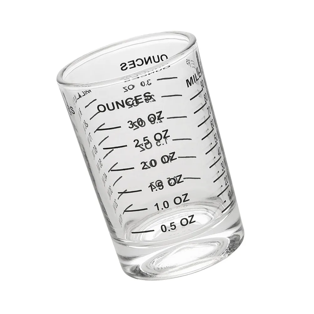 

Стеклянная мерная чашка для кофе, бытовая, прозрачная, с гладкой поверхностью, легко моется, для приготовления кофе, контейнер для молока