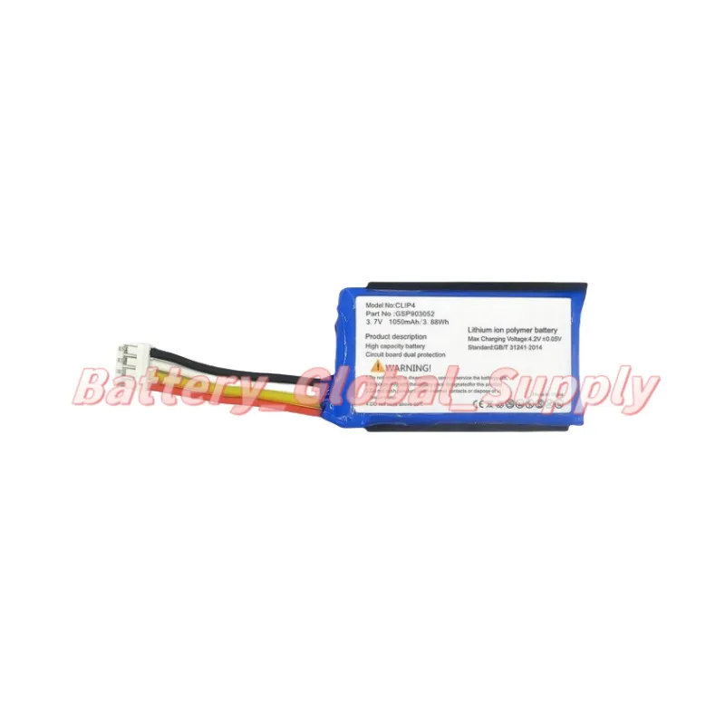 

Suitable for GSP903052 Clip4 Bluetooth speaker battery 3.7V 1050mAh fast delivery, new