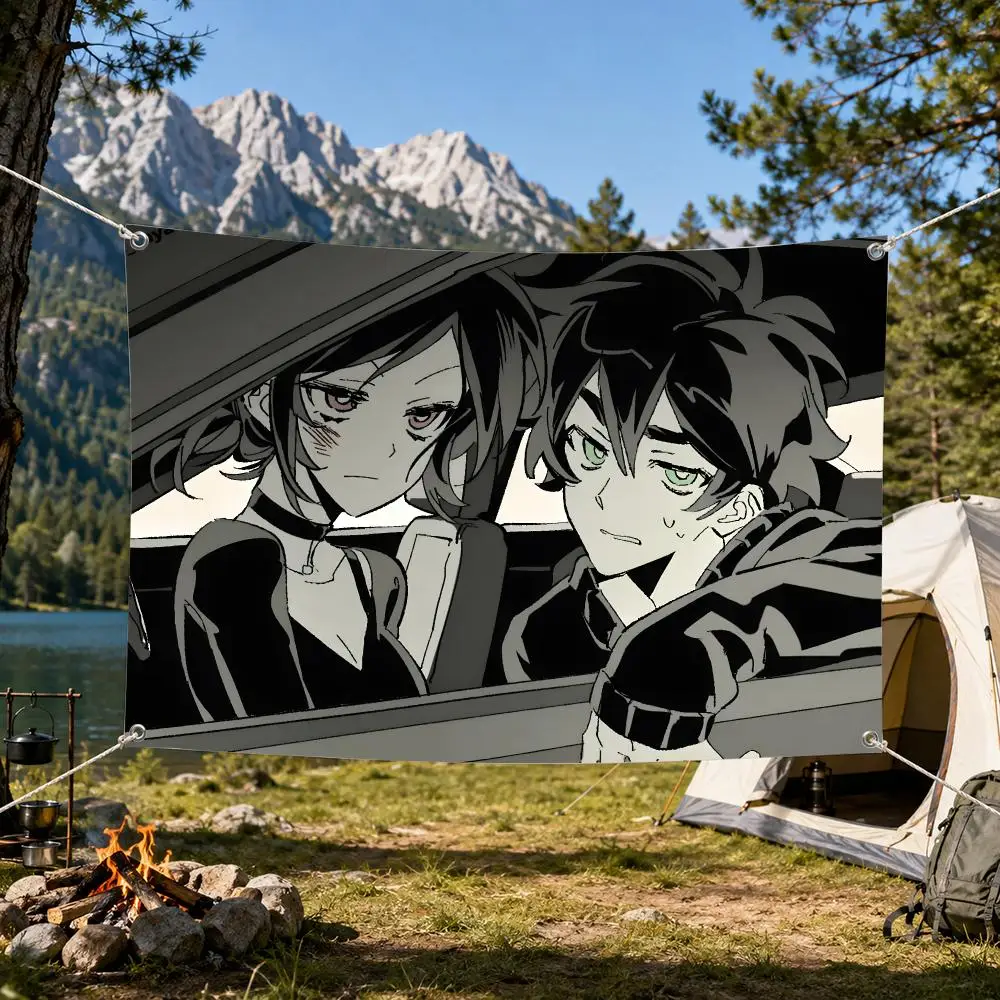 Game The Coffin Of Andy And Leyley Flags Aesthetic Wall Tapestry Printed Wall Hanging Living Room Party Outdoor Decor