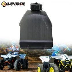 LINGQI RACING Motorcycle Plastic Gas Petrol Fuel Tank Gasoline Tanks Oil Pot For 2 Stroke 47cc 49cc Mini Moto Four Wheel ATV