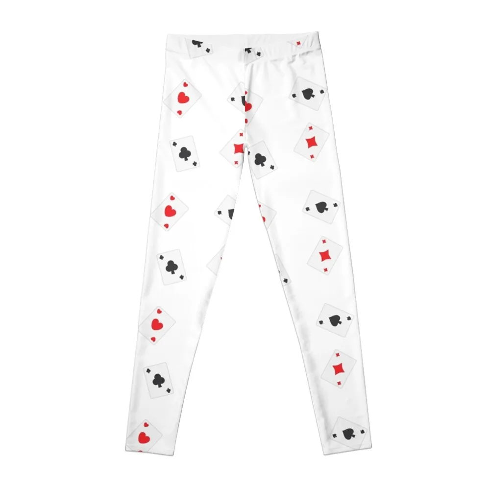 Playing Cards Leggings Golf wear legging gym Womens Leggings