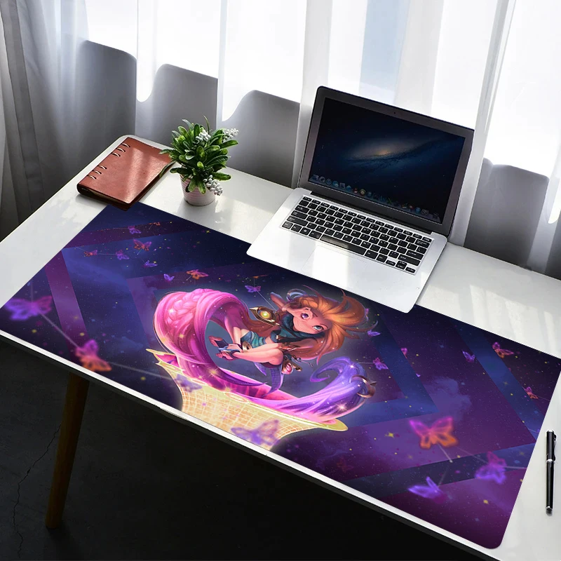 

Mouse Pad Laptop Non Slip Extended Desktop L-league of Legends Zoe Mouse Mat PC Rubber Keyboard Pad Gaming Accessories Mousepad