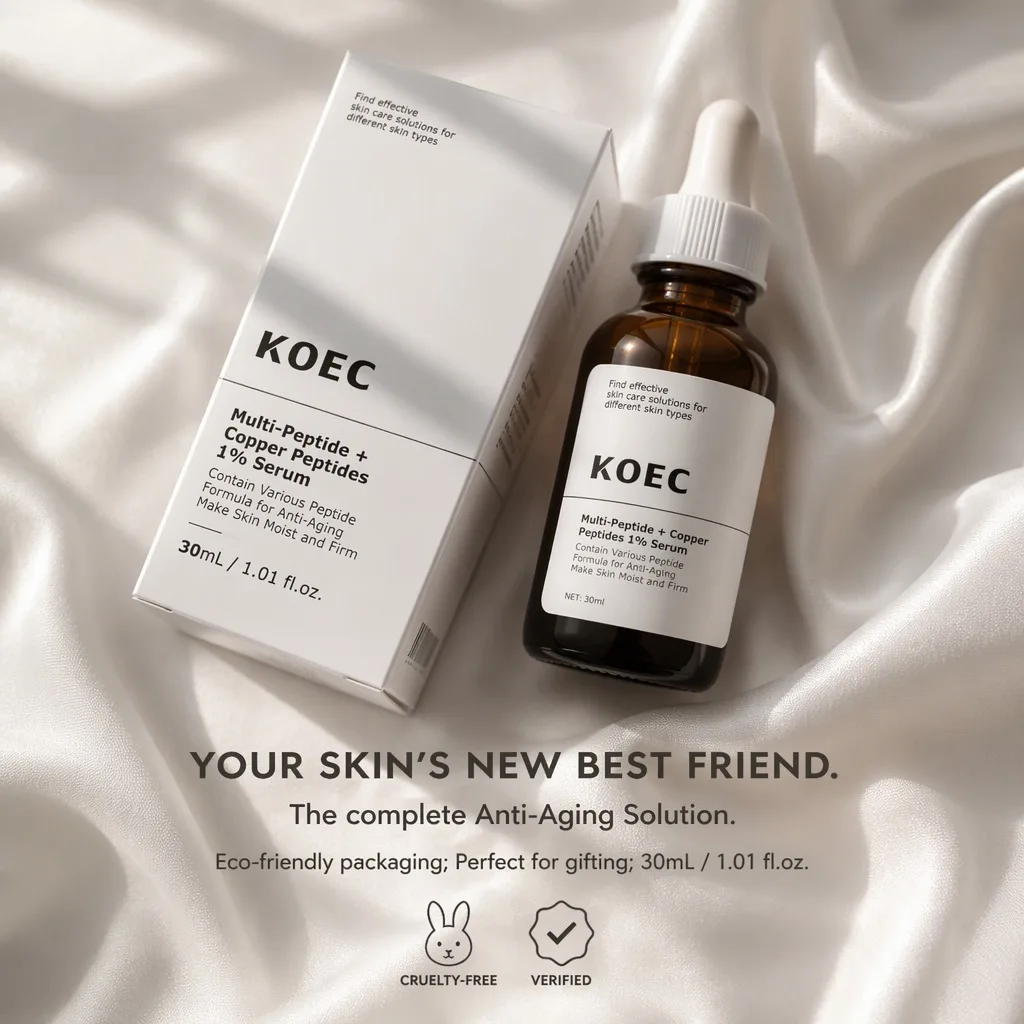 Multi-Peptide + Copper Peptides 1% Serum 30ml Firming Lifting Deep Hydration Anti-Aging Face Skincare