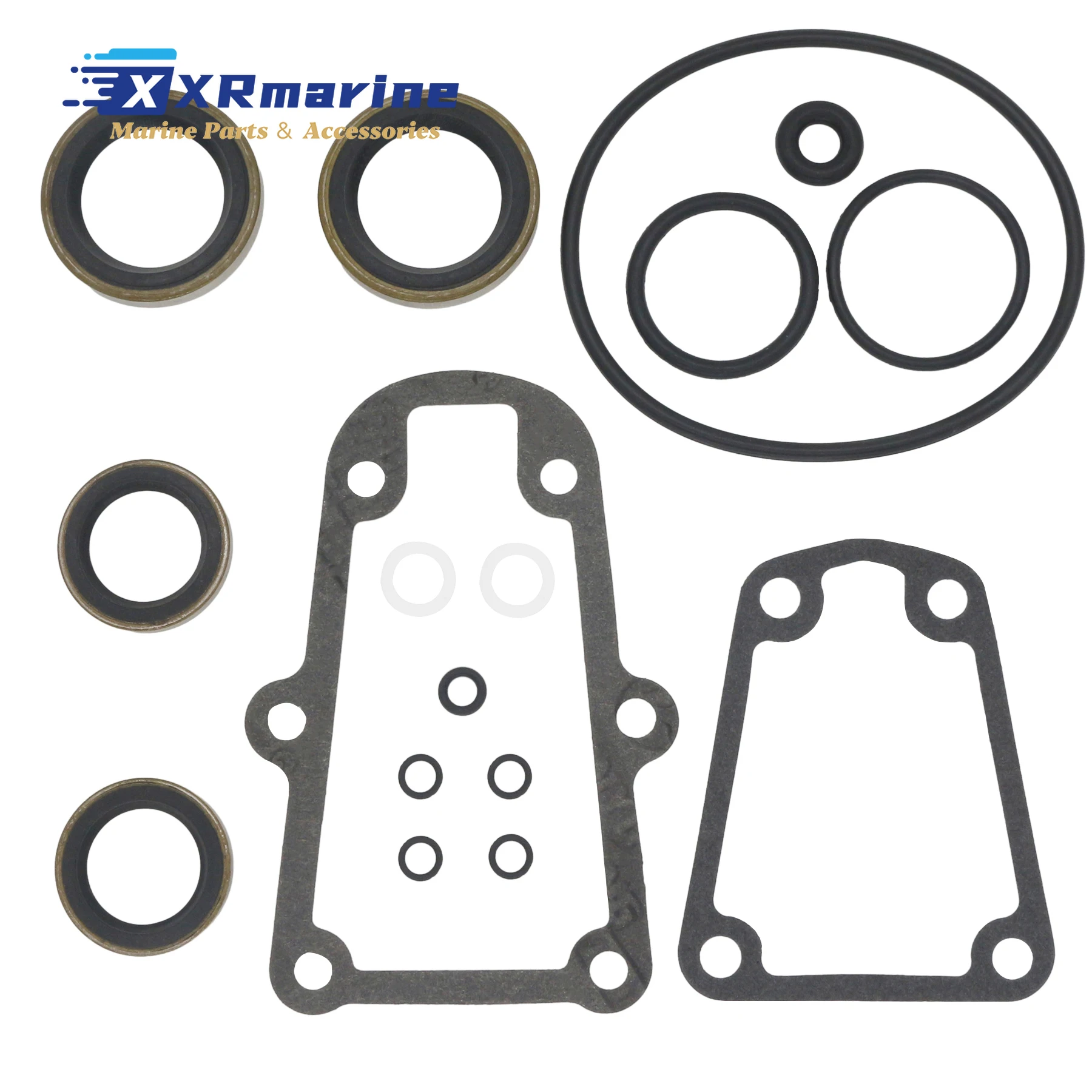 Outboard Lower Unit Gasket Seal Kit Compatible with Johnson Evinrude V4 85-140 HP  Sierra 18-2692 GLM 86712 Mallory 9-74113 - view 6