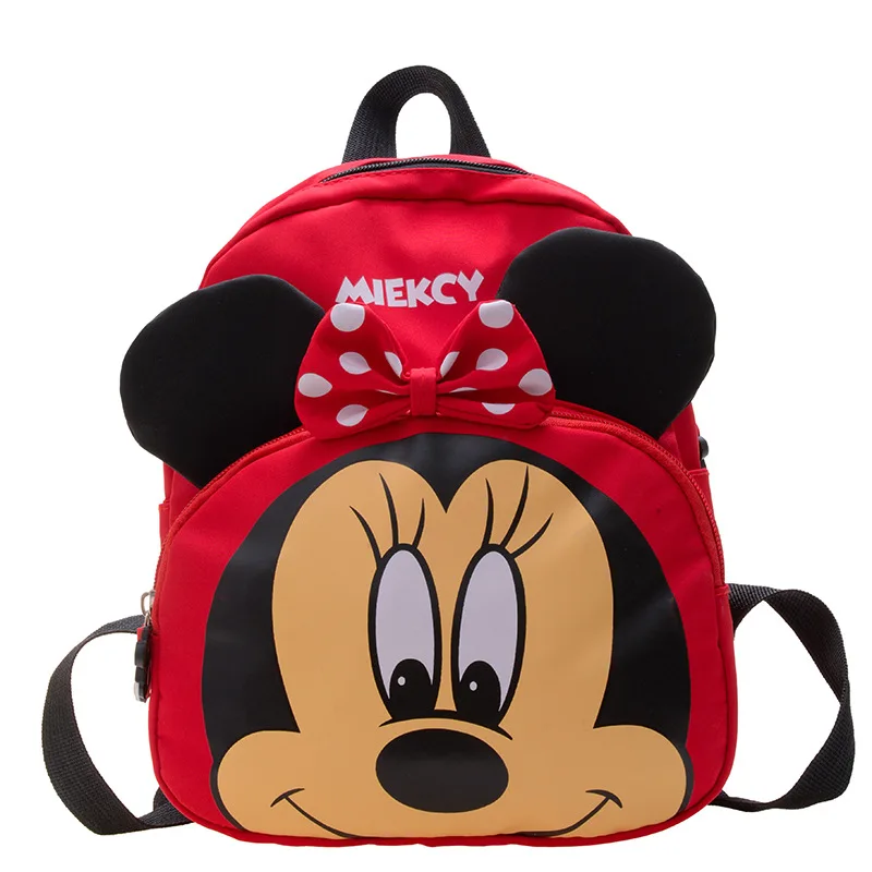 Original Disney Cartoons Backpack Mickey Mouse Minnie StellaLou High Capacity Anime Children School Bag Oxford Waterproof Gifts