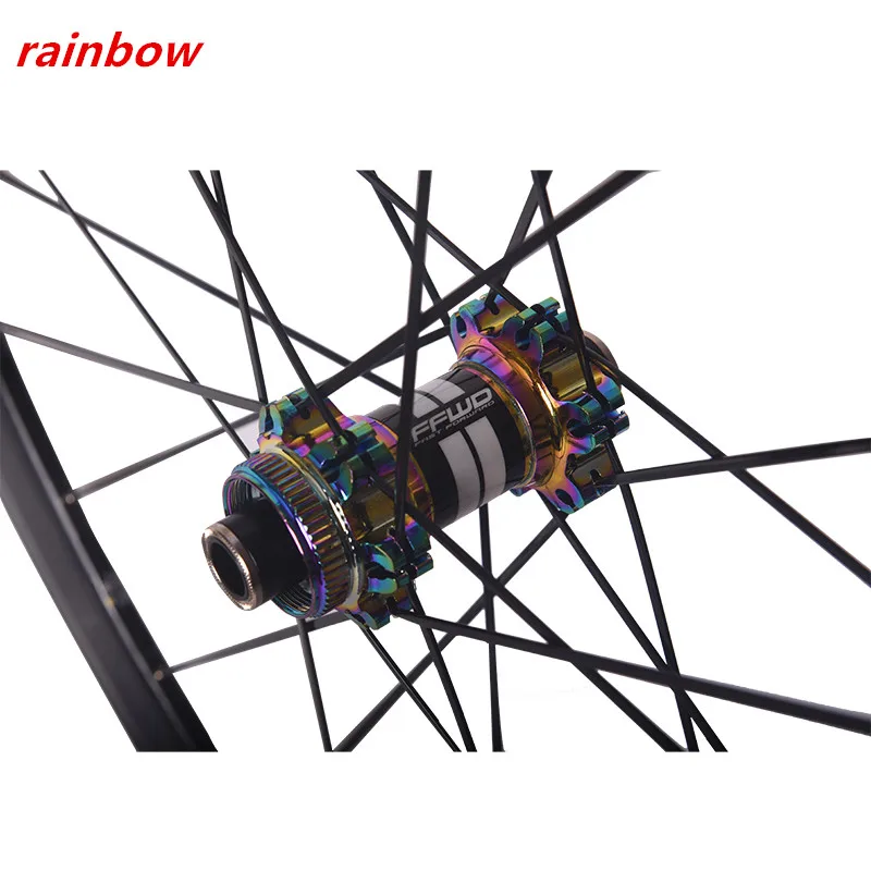 700C 30/40/50mm 6061 aluminum alloy clincher rims V brake disc brake road wheel thru axle center lock hub road wheel