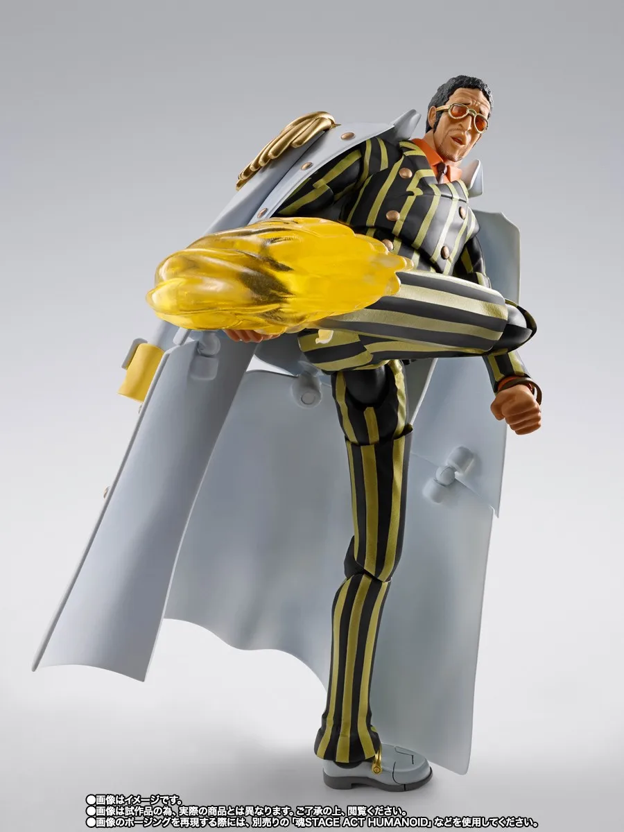 لعبة مجسمة من قطعة واحدة من BANDAI SHFiguarts Future Island Egghead Borsalino مرخصة رسميًا