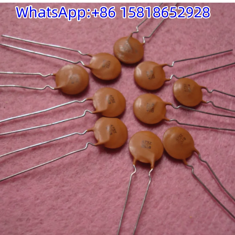 5pcs 500V 0.047UF Japan early copper leg silver film high-frequency ceramic capacitor for guitar audio