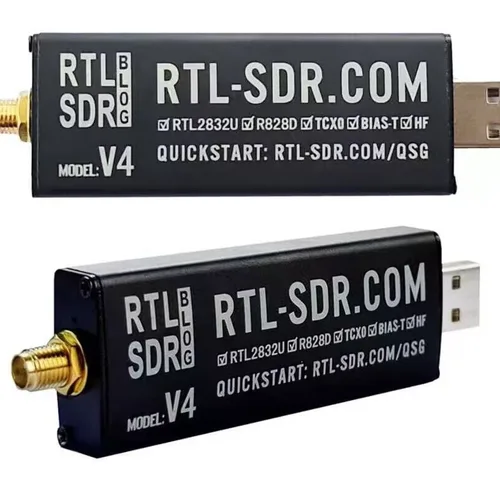 Imagen 2 del producto RTL-SDR Blog V4 1PPM TCXO SMA RTLSDR Radio definida por software (solo dongle) R828D RTL2832U con antena Receptor de radio